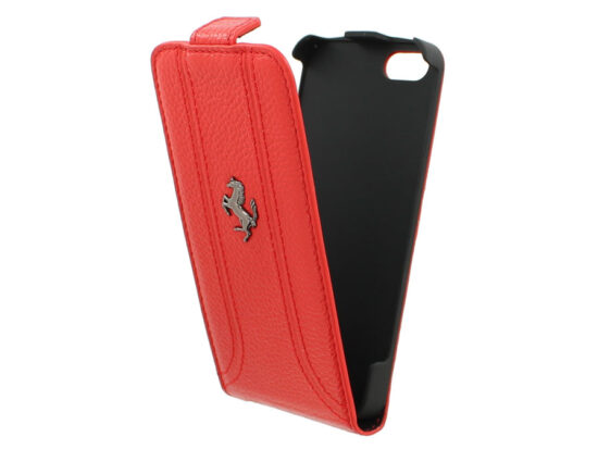 Flipcase IPhone 6 - Rood leder